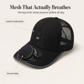 Solar Fan Hat with UPF50+ UV Protection & Rechargeable Battery