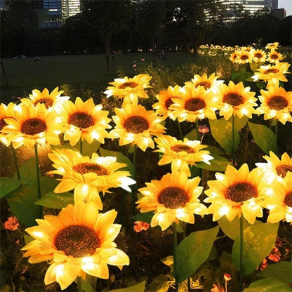 GardenRadiance – Solar Sunflower Lights that Transform Your Garden into Magical Light [50% Discount]