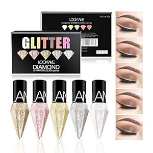 Liquid Eyeliner with Pearl Shimmer – Waterproof Smudge-Proof Eye Makeup