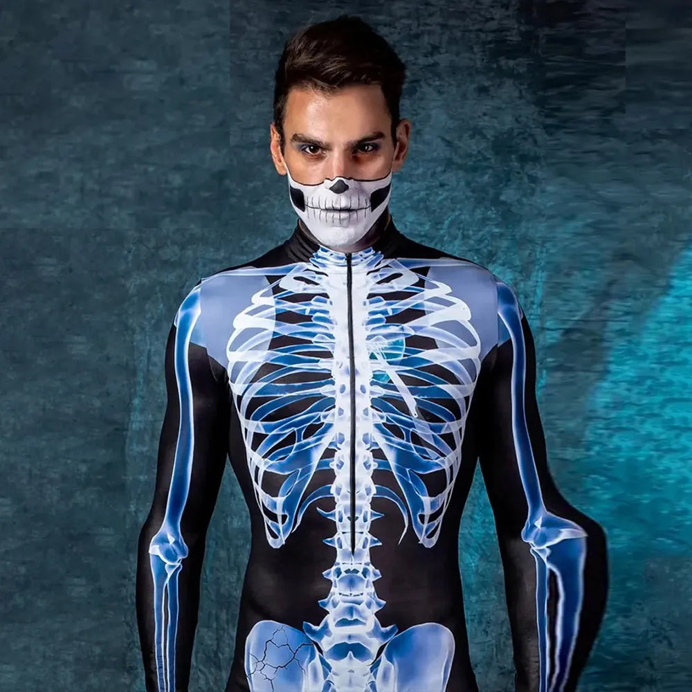 SkullSuit™ – X-Ray Skeleton Costume for Halloween Parties [50% Off]