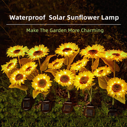 GardenRadiance – Solar Sunflower Lights that Transform Your Garden into Magical Light [50% Discount]