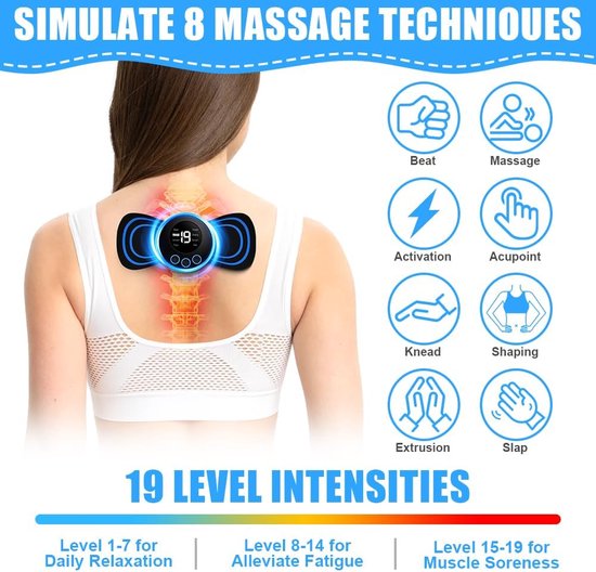 MuscleEase™ – Mini neck massager, portable, effective, relaxing, and comfortable [Buy 2 + Get 2 Free]