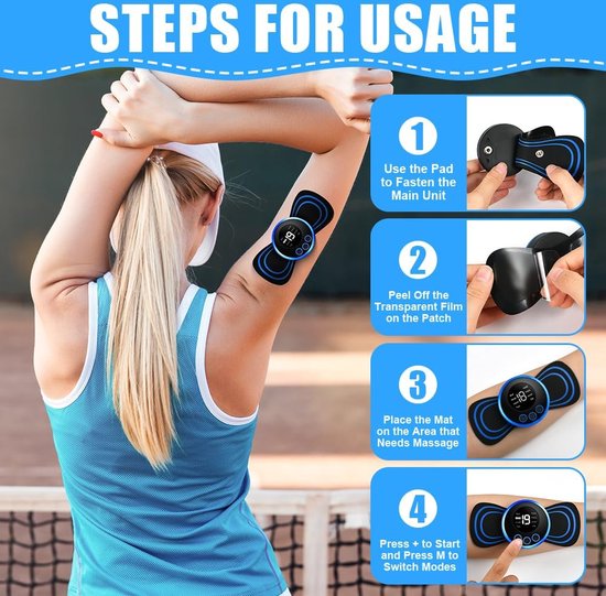 MuscleEase™ – Mini neck massager, portable, effective, relaxing, and comfortable [Buy 2 + Get 2 Free]