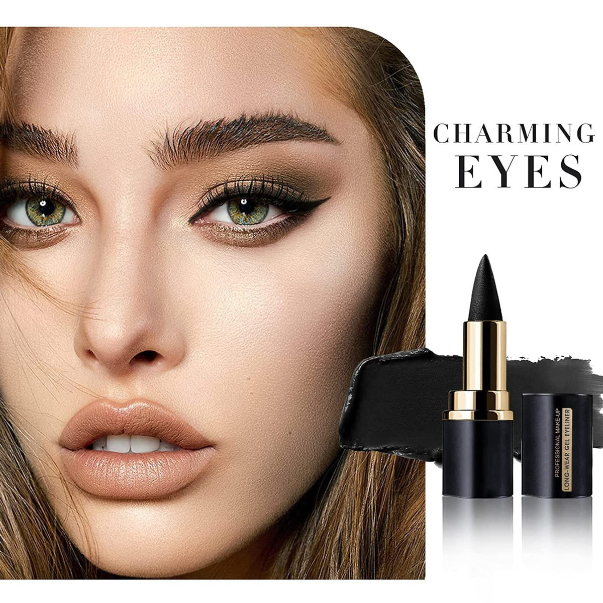 Waterproof Matte Eyeliner Pencil – Smudge-Proof, 12-Hour Wear