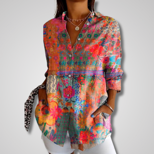 Alexa  | Women Summer Vintage Relaxed Shirt