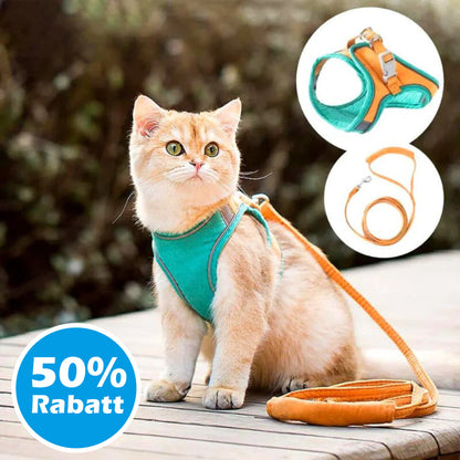 CatHarnes™ Reflective Cat Harness & Leash – 50% OFF