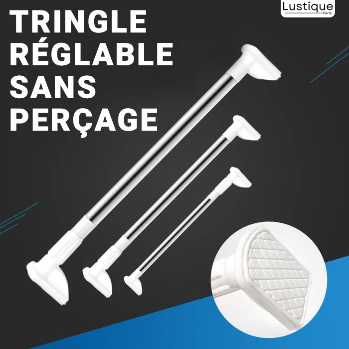 FlexRod™ – Universal Telescopic Tension Rod Without Drilling for Bathroom and Kitchen [50% Off]