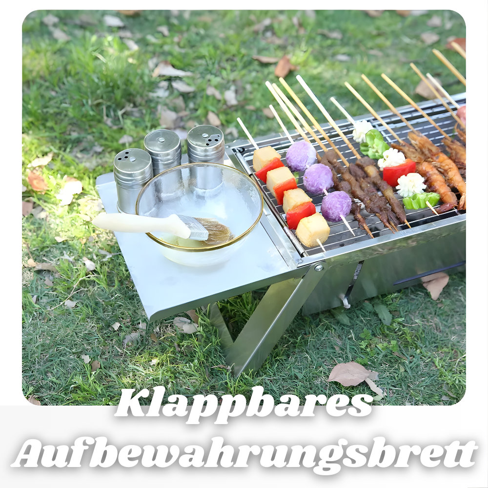 SmokelessPro™ – Foldable Grill for Low-Smoke, Practical & Mobile Barbecuing [50% Off]