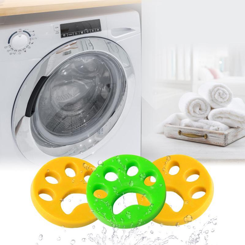 Reusable Silicone Pet Hair Remover for Washing Machine & Dryer (4 Pack)