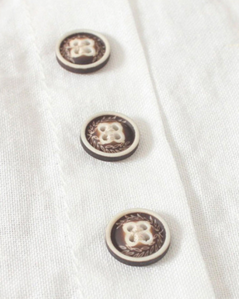 Beatrice | Women’s Summer Button Detail Casual Blouse