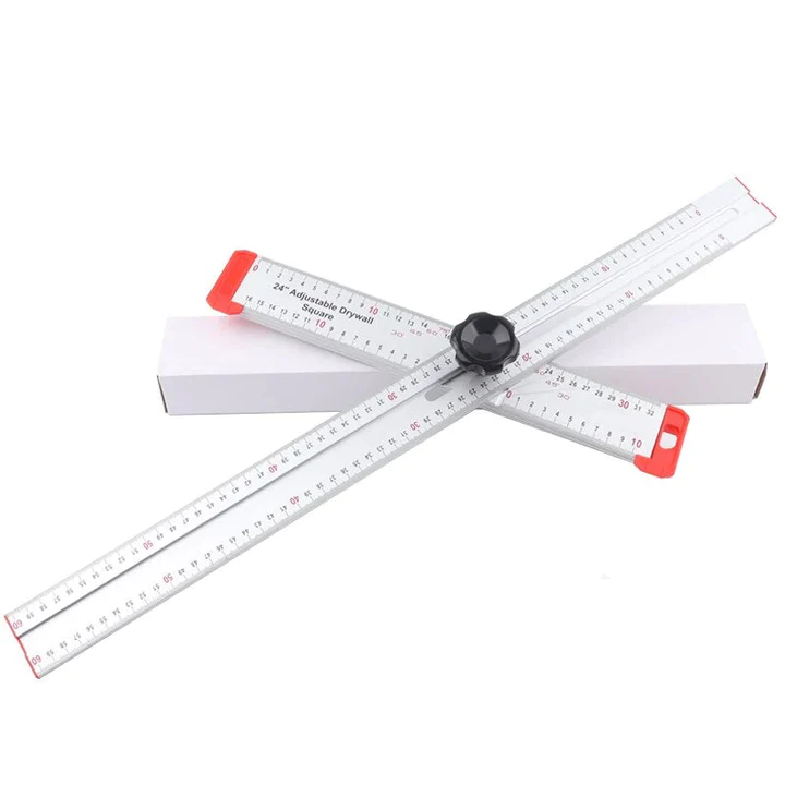 High-Precision Metal Angle Ruler for Woodworking and Construction
