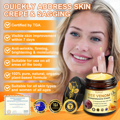 AgeGlow™ – Firming Anti-Aging Cream with Bee Venom Peptides [1 + 1 Free]