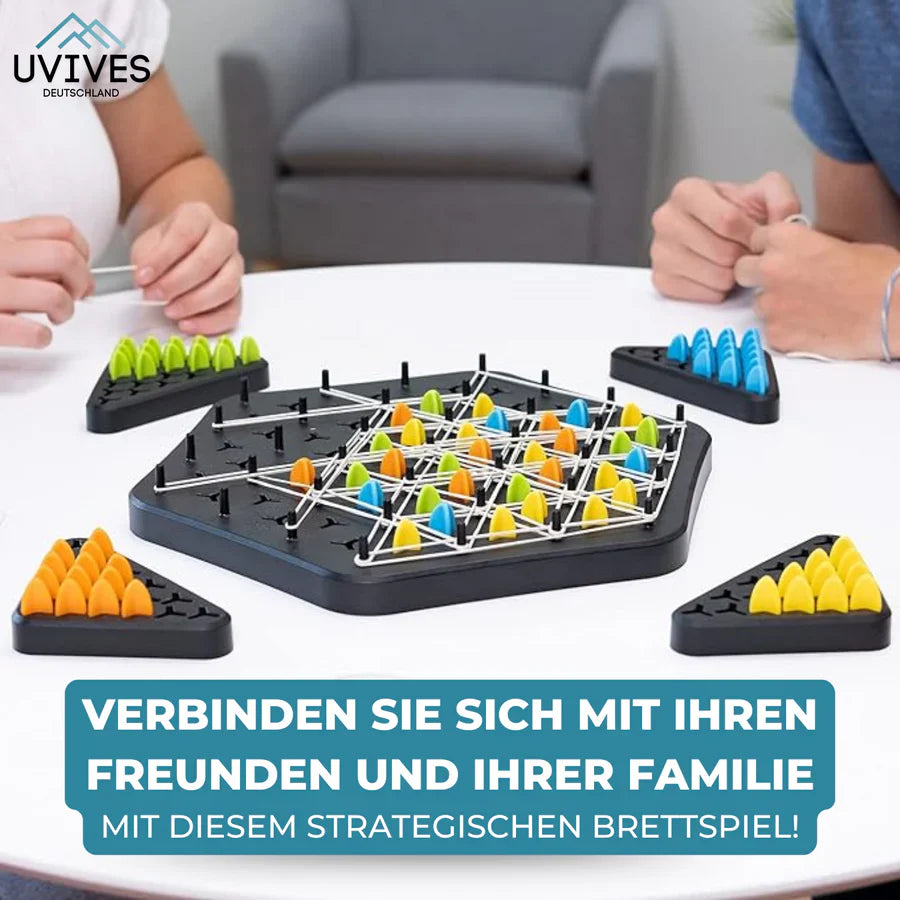 KnotLogic – Strategic Chain Triangle Chess Board Game | 50% Off