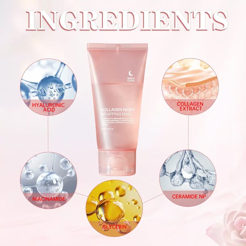 CollaBloom™ – Night Collagen Mask for Rejuvenated, Radiant & Supple Skin [50% Off]