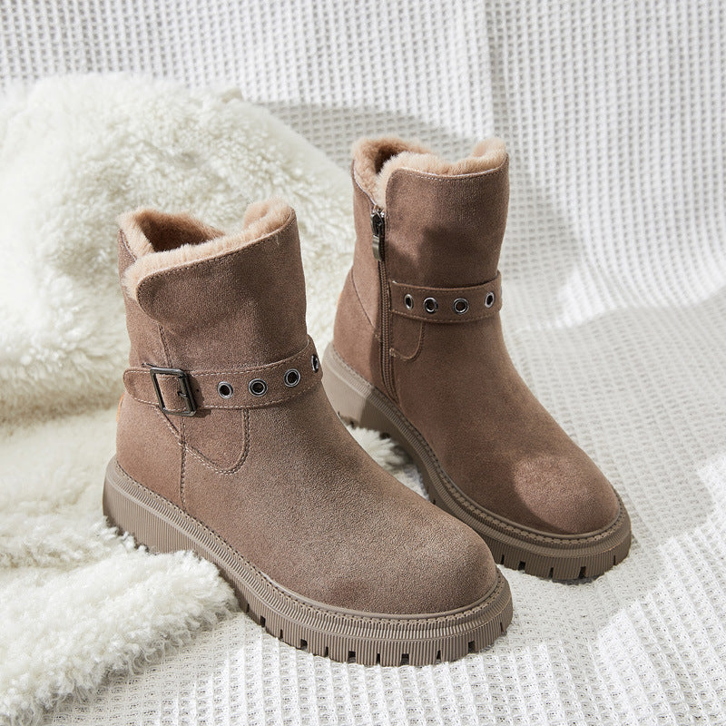 Winter Warm Women Boots Strong Grip