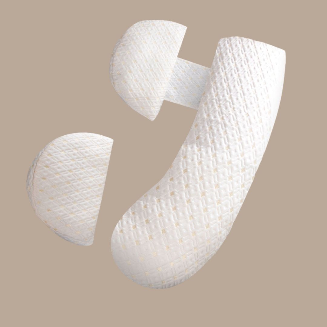 H-Shaped Pregnancy Pillow with Split Design for Sleeping & Nursing