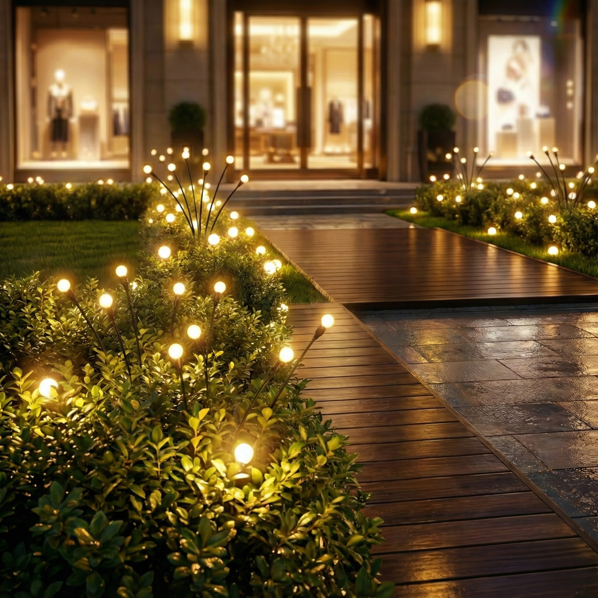 Solar Firefly Garden Lights – Wireless LED Pathway & Patio Lighting