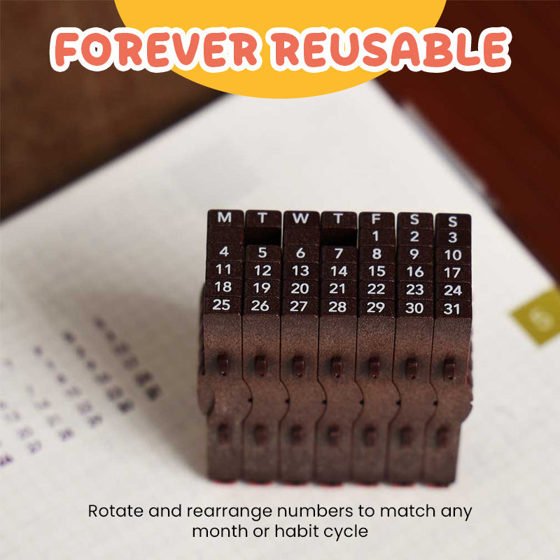 TimeBlocks™ – Calendar Stamp for Efficient Daily Planning Organization [50% Discount]