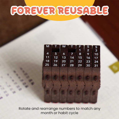 TimeBlocks™ – Calendar Stamp for Efficient Daily Planning Organization [50% Discount]