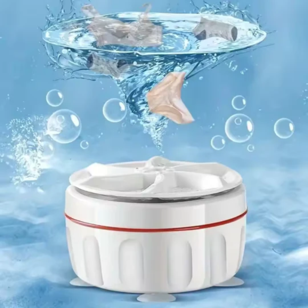 Portable Ultrasonic Mini Washing Machine with USB Power