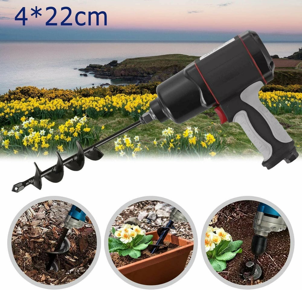 SpiralDrill™ – Heavy-Duty Spiral Auger Drill for Deep Planting [50% Off]
