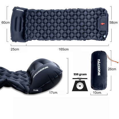 TravelRest™ – Inflatable sleeping mat, compact and with practical integrated pump [50% Off]