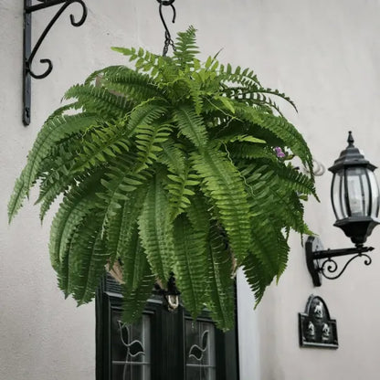 GreenGlow™ – Realistic Artificial Boston Fern for Decorative Green Interior Design [50% Off]