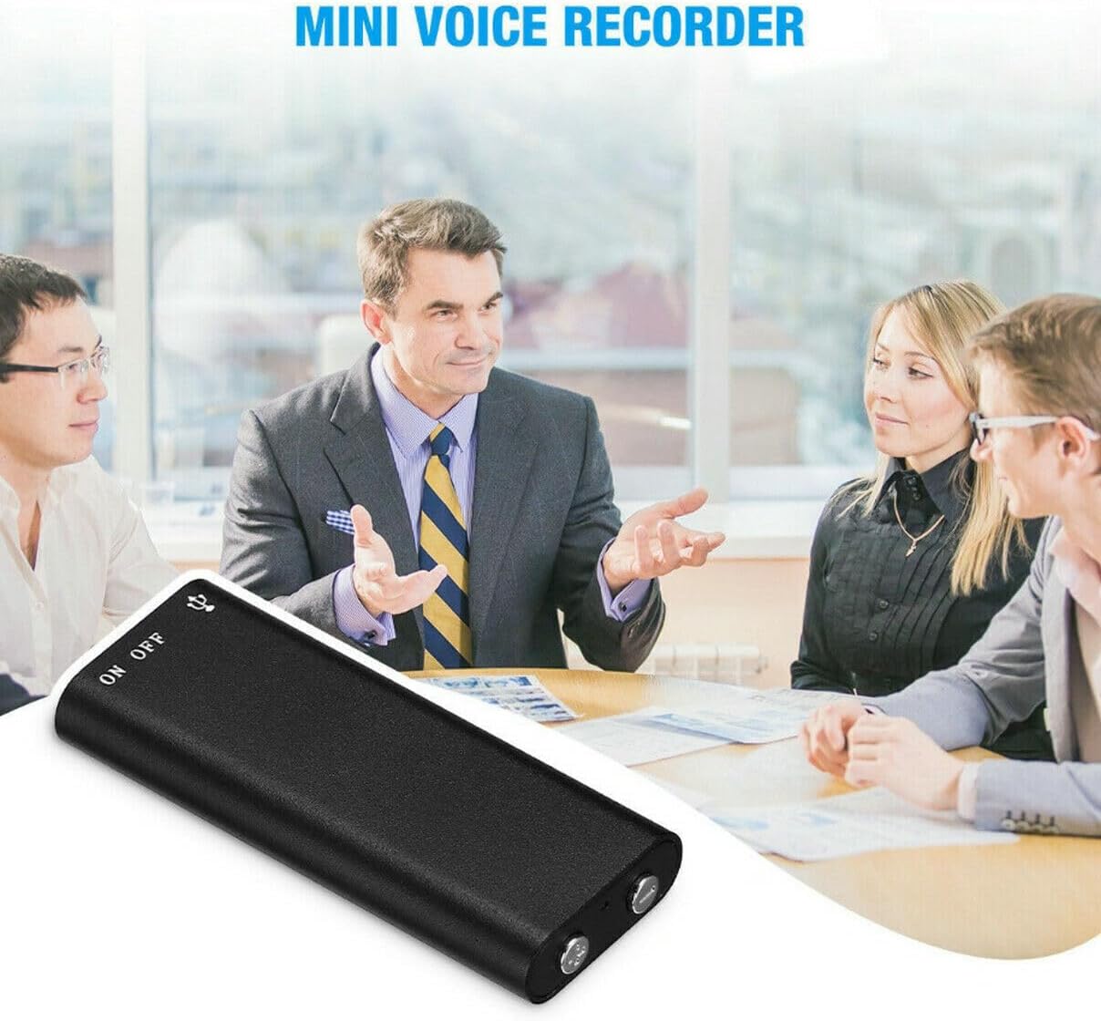 MicroSpy™ – KF premium hidden audio recorder with 96 hours of continuous recording [50% off]