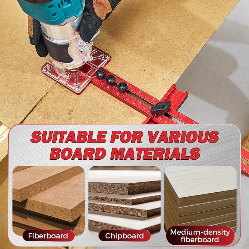 3-in-1 Router Guide Jig for Cutting Routing & Marking Wood