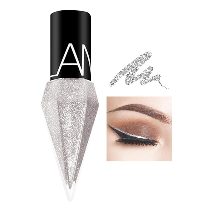 Liquid Eyeliner with Pearl Shimmer – Waterproof Smudge-Proof Eye Makeup