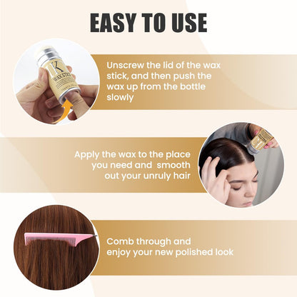 StyleStick™ – Anti-Frizz Hair Stick for Smooth Hair & Perfectly Groomed Hairline [50% Off]