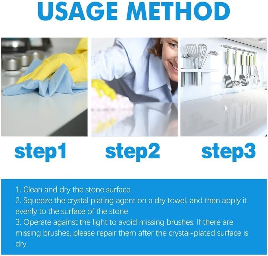 Natural Stone Stain Remover for Rust & Oxidation on Marble, Granite & Slate