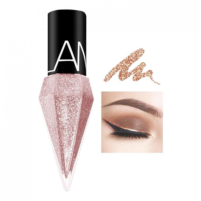 Liquid Eyeliner with Pearl Shimmer – Waterproof Smudge-Proof Eye Makeup
