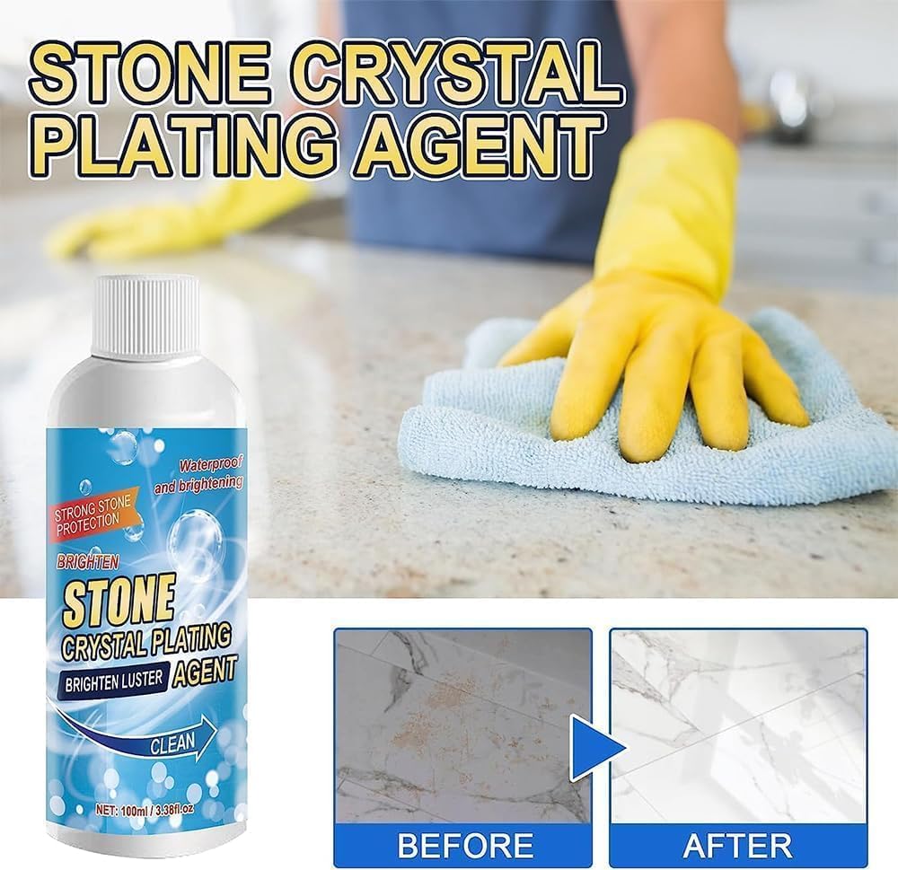 Natural Stone Stain Remover for Rust & Oxidation on Marble, Granite & Slate