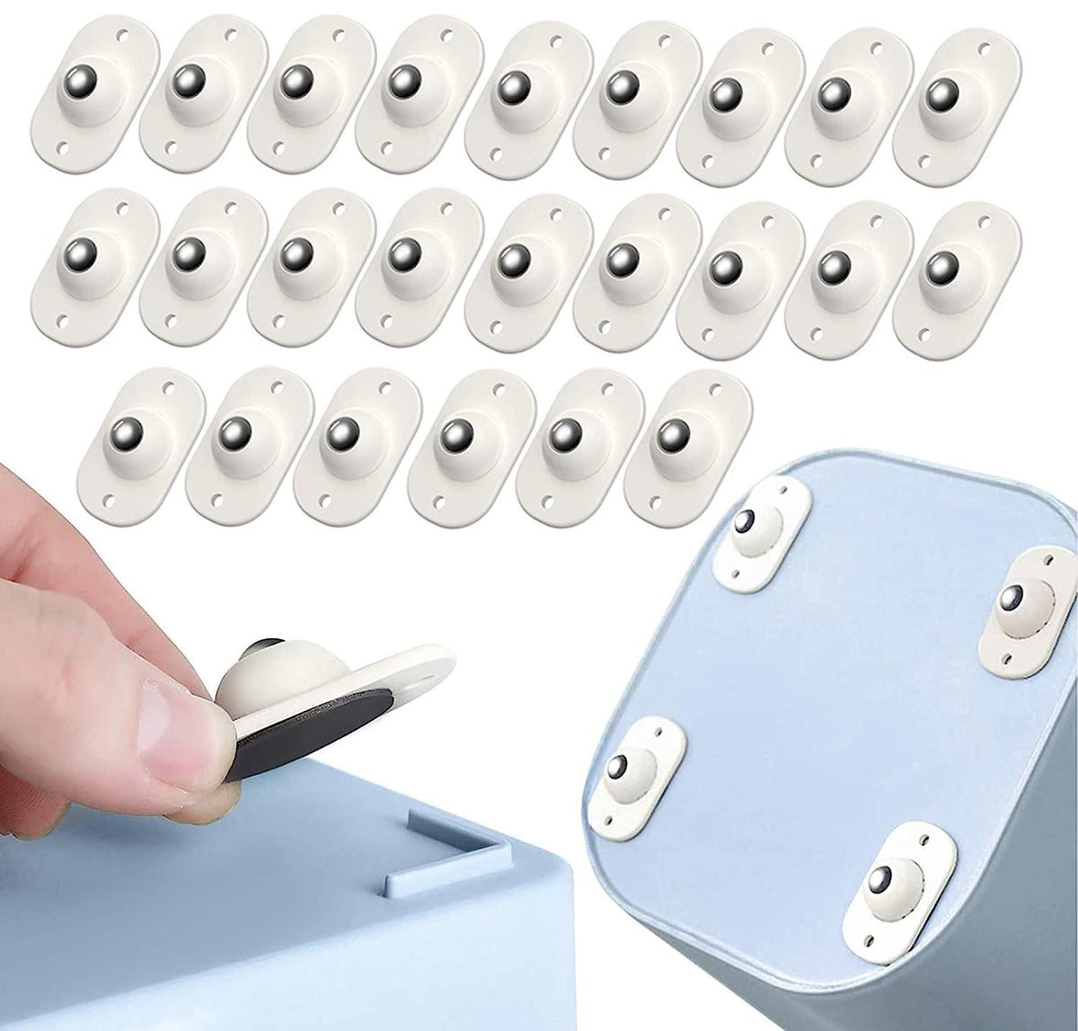 360° Rotating Furniture Sliders for Easy Moving – 8 Pack