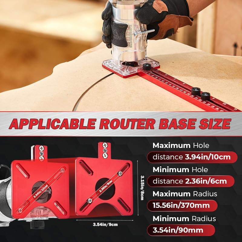 3-in-1 Router Guide Jig for Cutting Routing & Marking Wood