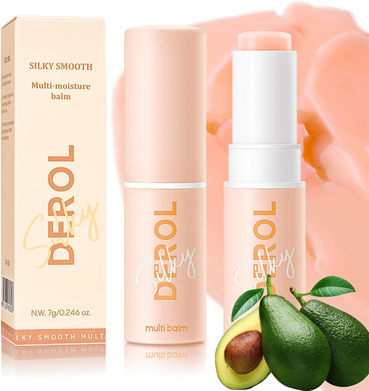 Natural Moisturising Skincare Balm with Avocado & Macadamia Oil