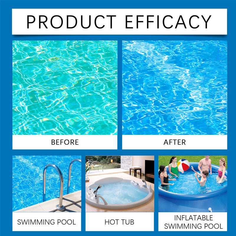 Pool Water Clarifier for Crystal-Clear Water – Fast-Acting Algae Remover