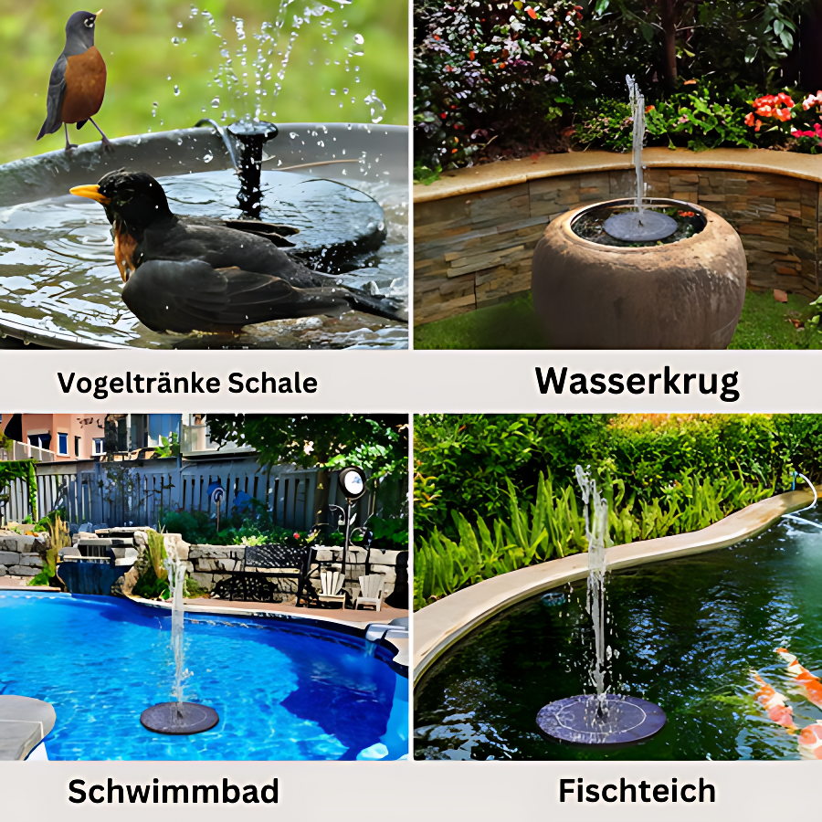 SolarSpray™ – Solar-Powered Water Fountain (Last Day of Discoun) [50% Off]