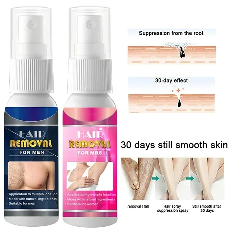 Painless Hair Removal Spray for Smooth Skin – Gentle & Hypoallergenic
