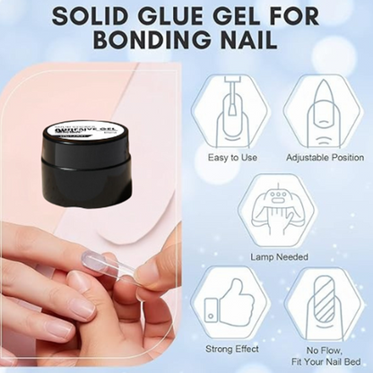 LumaBond™ – Nail Gel for Strong Adhesion and Exceptionally Durable Press-On Nails [1 + 1 Free]