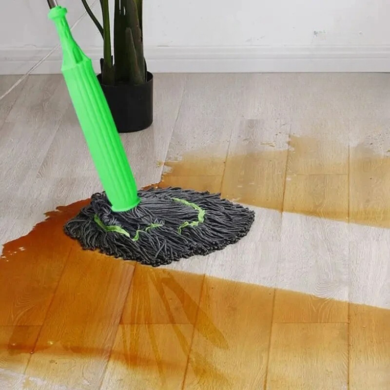 2-in-1 Wet and Dry Mop with Hands-Free Wringing System