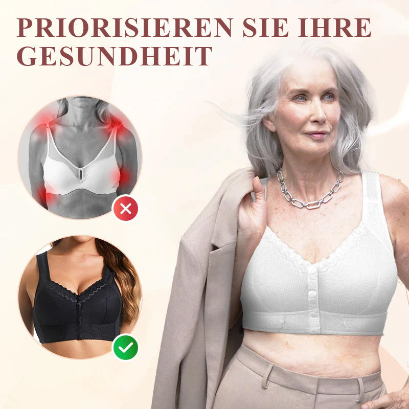 Estella™ – Cotton Front-Opening Bra for Senior Women Comfort [1 + 1 Free]
