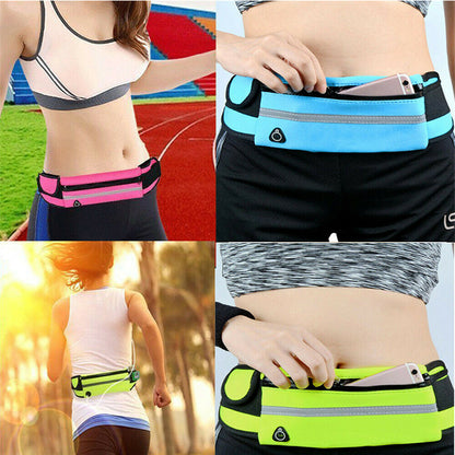 RunSafe – Waterproof Hip Bag, Ultra-Lightweight, Practical & Safe for Sports & Travel [1 + 1 Free]