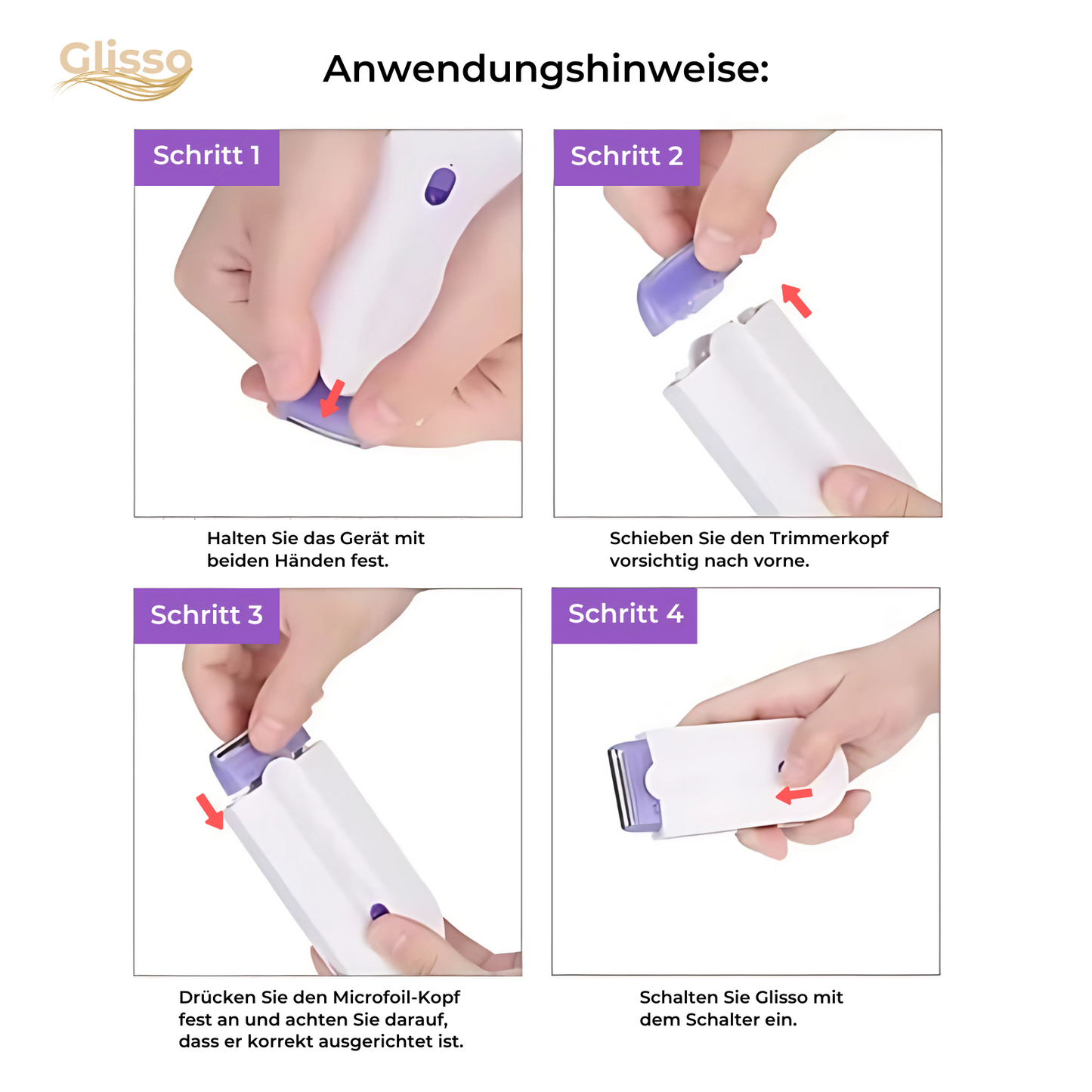 Glisso™ – Painless, Gentle Hair Remover for Silky Smooth and Well-Groomed Skin [50% Discount]