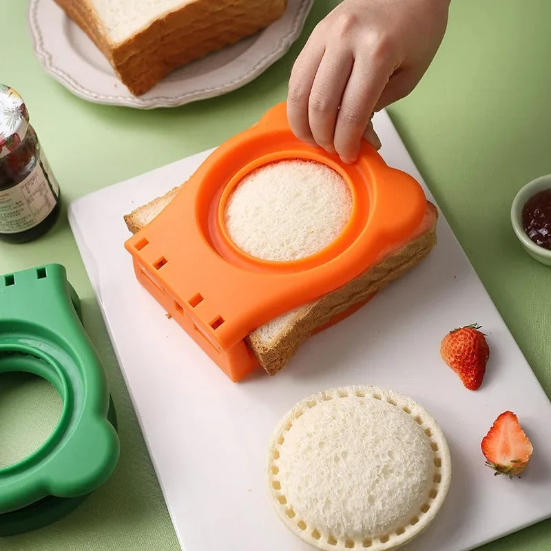Stainless Steel Sandwich Cutter and Sealer for Lunchboxes