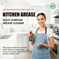 Heavy-Duty Oven & Kitchen Grease Cleaner Spray for Burnt-On Grime
