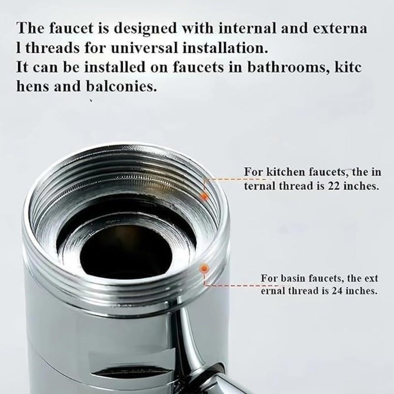 AquaRotate™ – 1440° Rotatable Faucet Attachment for Flexible and Comfortable Washing [50% Off]
