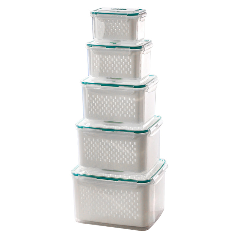 Airtight Food Storage Containers with Silicone Seal – Stackable Set