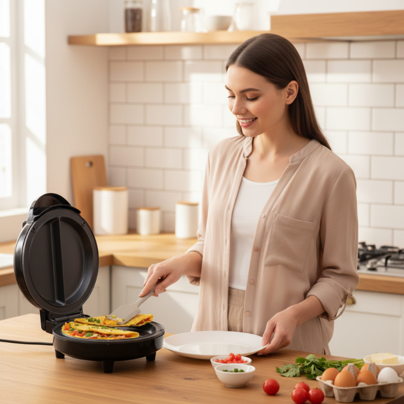 DualCook™ – Double-sided breakfast maker for effortless, quick & stress-free mornings [50% Discount]